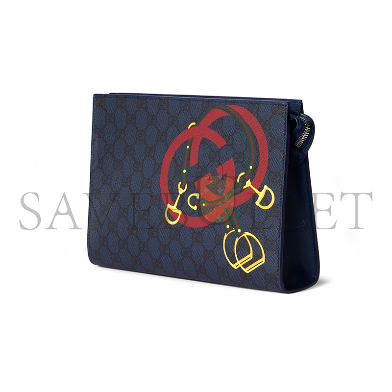GUCCI GG MEDIUM POUCH WITH PRINT 855681 (28*18*6.5cm)